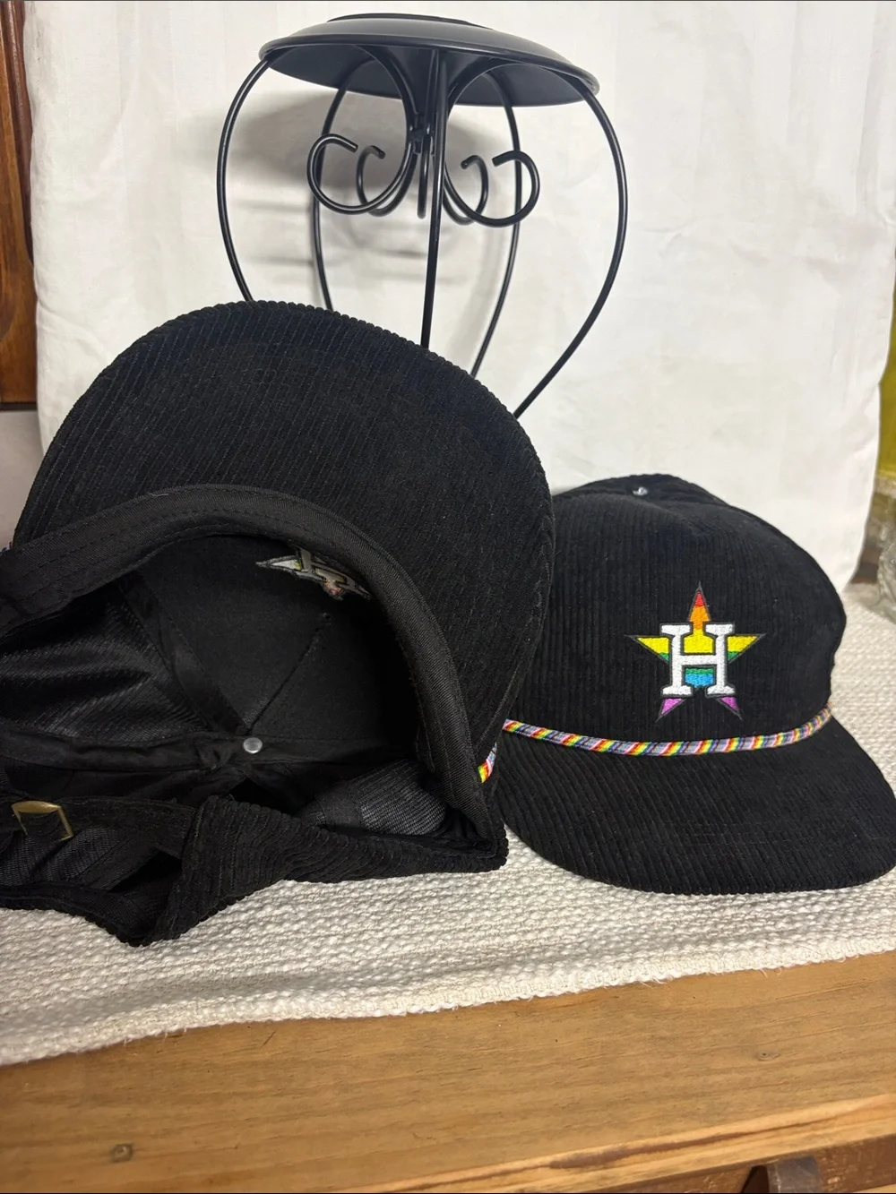 Houston Astros black corduroy